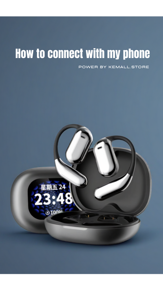 How to connect my phone with earbuds?