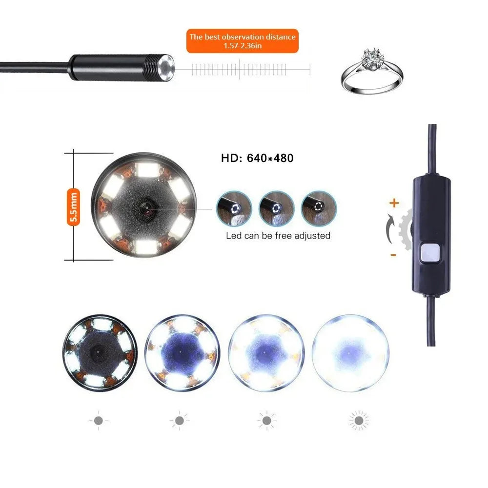 7MM Android Endoscope Camera