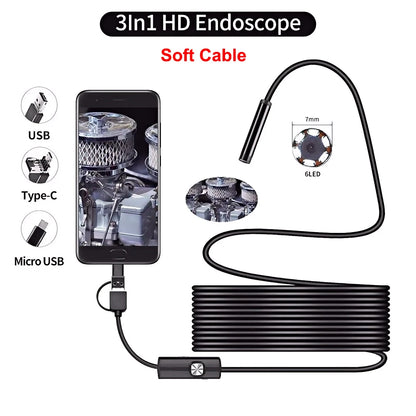 7MM Android Endoscope Camera